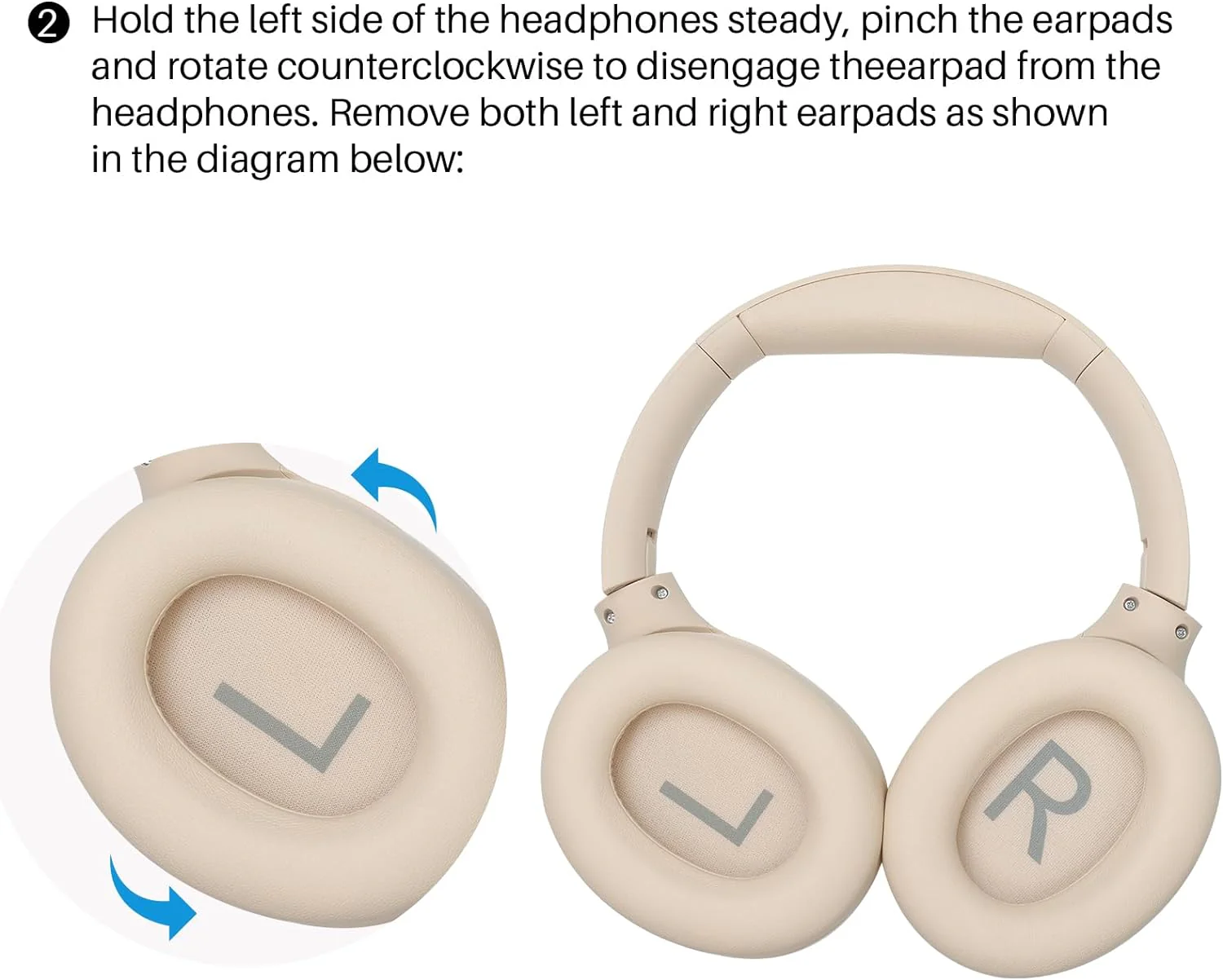 HT2 Replacement Ear Pads Khaki - Image 3